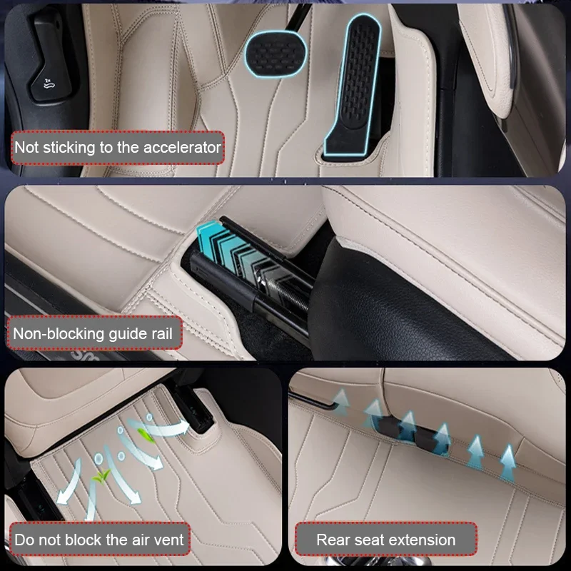 جلد نابا مخصص مضاد للانزلاق للذكية # 3 2024-الحاضر سيارة القدم حماية حصيرة السيارات الفاخرة للماء وسادة أرضية ملحق #3