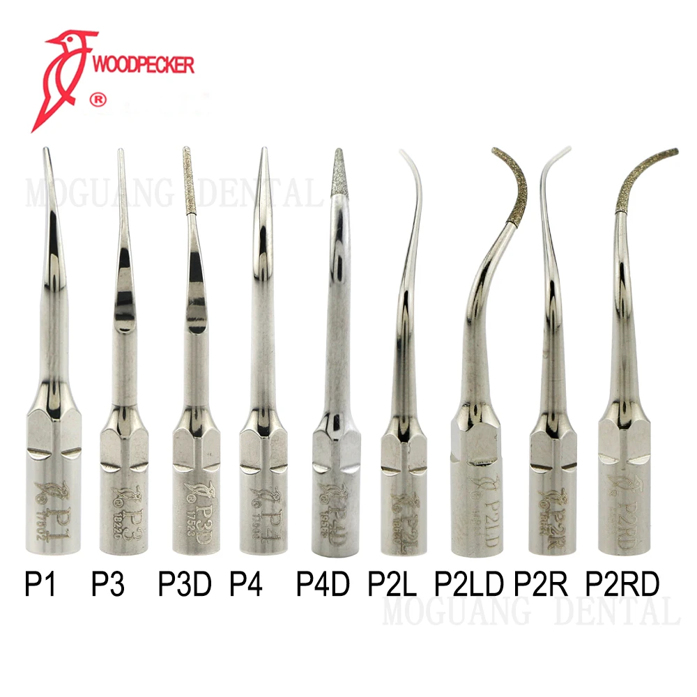 Pelatuk Tips Scaler ultrasonik gigi Tips Scaling KEDOKTERAN GIGI untuk pembersih gigi endodontik periodontik Fit EMS pegangan Scaler