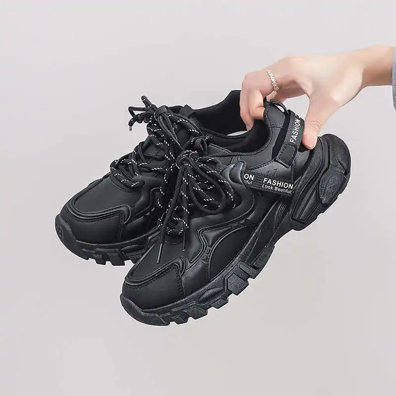 Round Nose Tied Sports Sneakers For Women Casual Red Basketball Shoes Size 47 Affordable Price Zapatiilas Sneachers