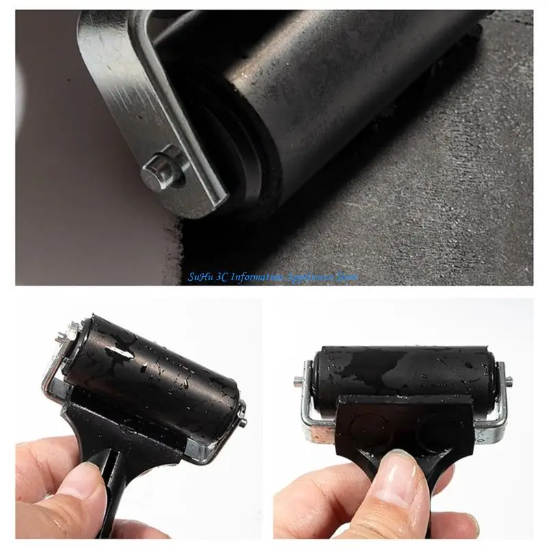 

Ergonomic Handle Rubber Drawing Roller Tool Multipurpose Drawing Aid for Artists