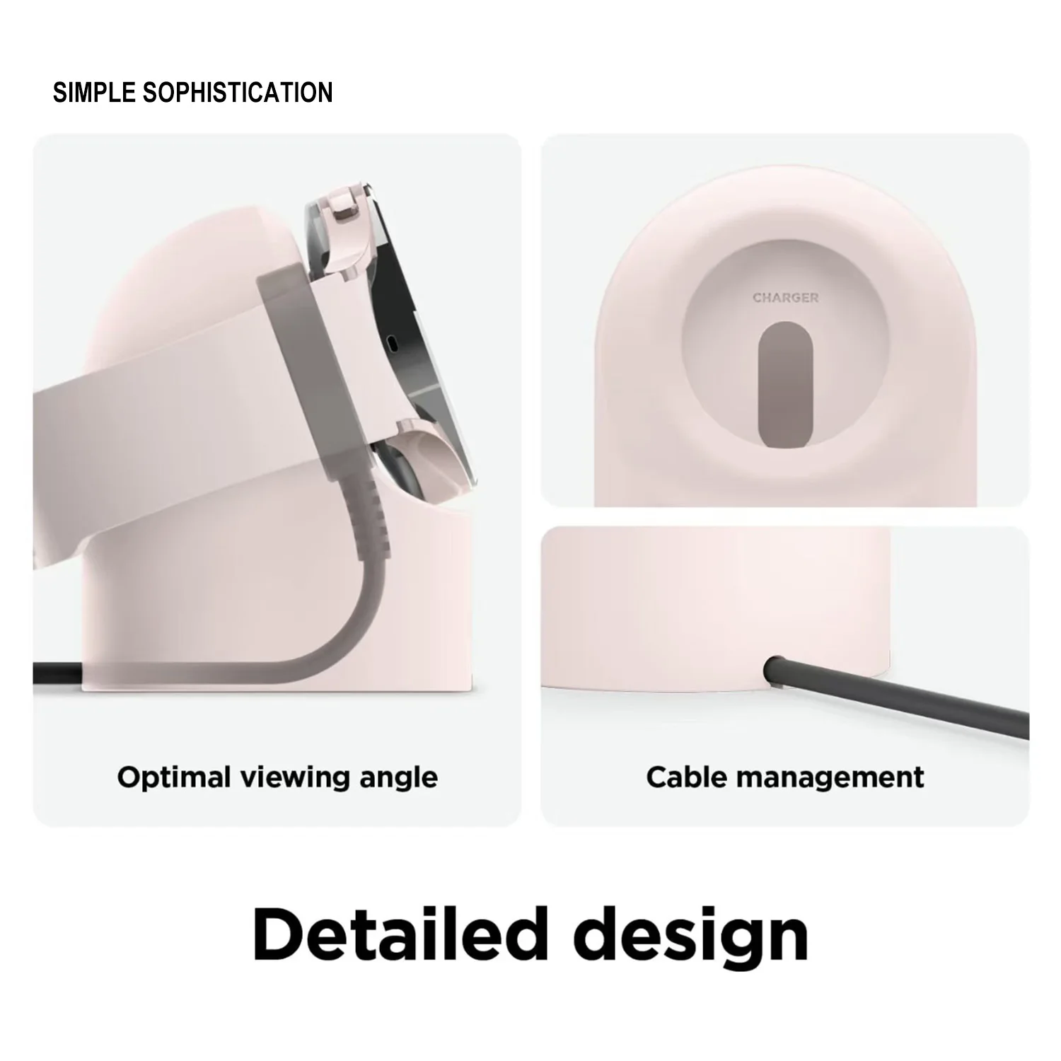 Compatible with Samsung Galaxy Watch 7 Charger Stand 40 44 46mm Galaxy Watch 3 4 5Pro 6 Charge silicone Stand 45 Charging baser