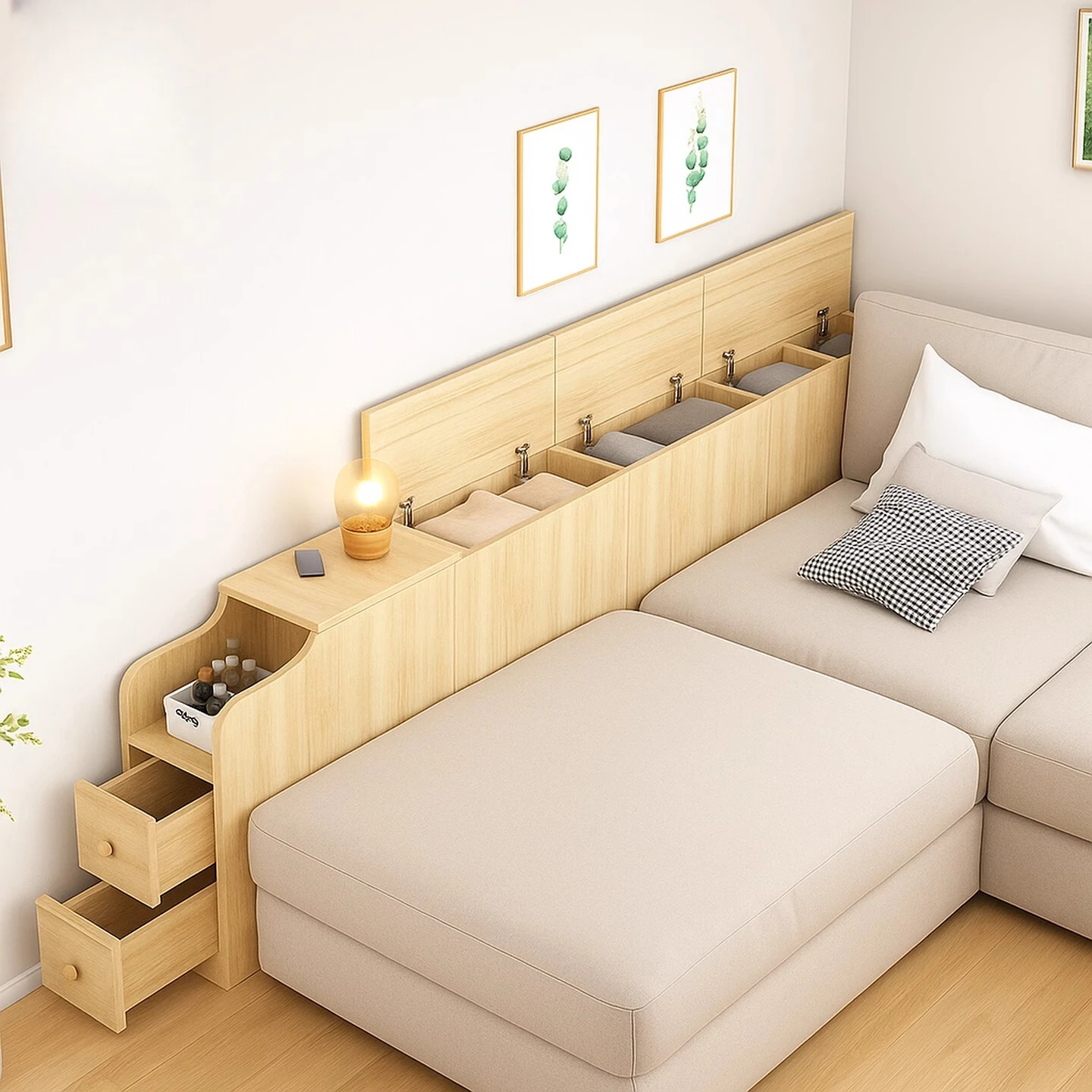 #Sofa With Narrow Seam And Side Length, Cabinet, Bedroom Bedside Table, Floor Standing Shelf, Alternative Storage Cabinet