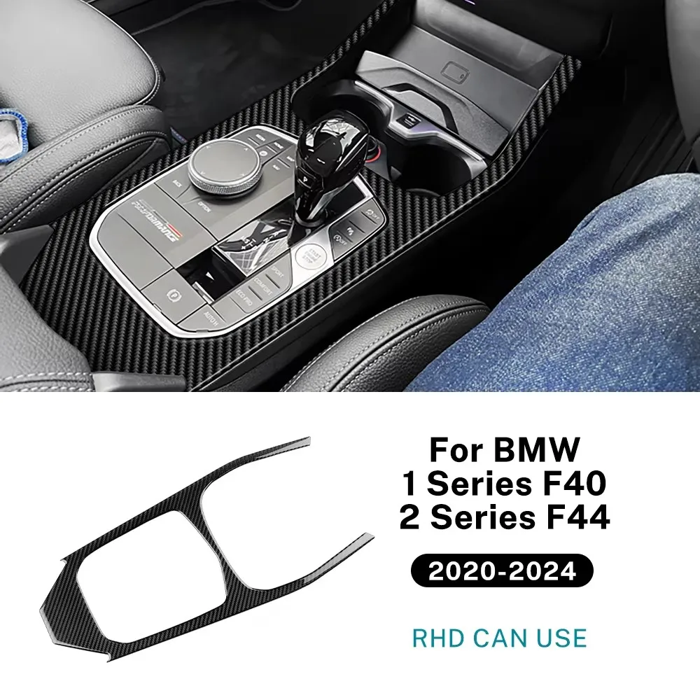 

Real Carbon Fiber for BMW 1 Series 2 Series F40 F44 2020 2021 2022 2023 2024 Center Control Gear Panel Sticker Car Accessories