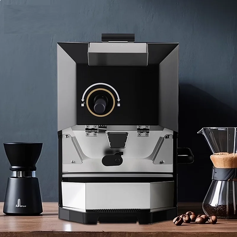 ماكينة تحميص حبوب البن الكهربائية للاستخدام المنزلي 110 فولت 220 فولت ماكينة تحميص القهوة الصغيرة 500 جرام تجارية