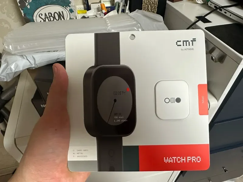 CMF Watch Pro 1.96 بوصة AMOLED Bluetooth 5.3 BT مكالمات مع ساعة ذكية لتقليل الضوضاء AI