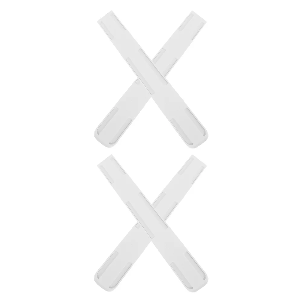 

4Pcs White Plastic Drawer Slide Rails Heavy Duty Ball Bearing Full Extension Side Mount for Kitchen Cabinets Dresser Tool Box