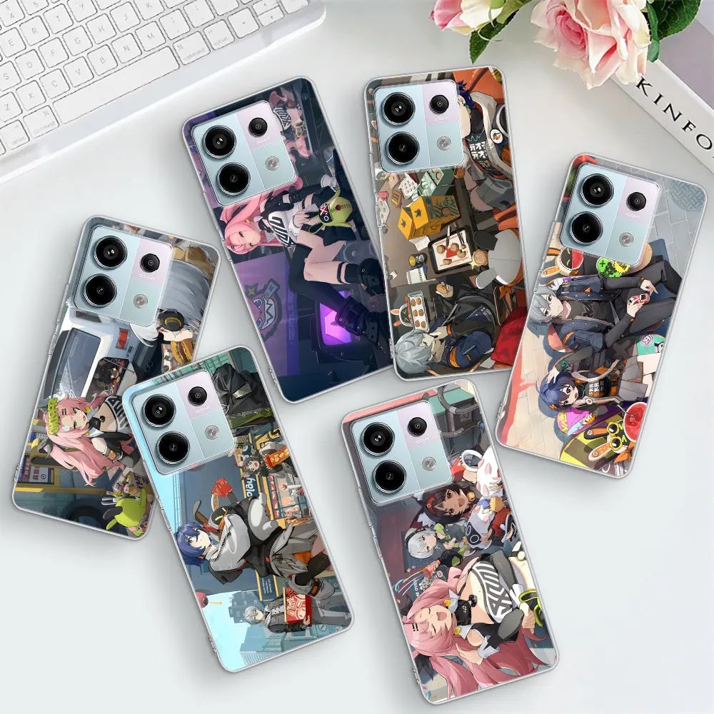 Nicole Demara Zenless Zone Zero Case for Xiaomi Redmi 9 10A 12 12C 7 10C 6 8A 9A 9i 9T S2 Y2 10 10X 9C 8 TPU Phone Cover Fundas