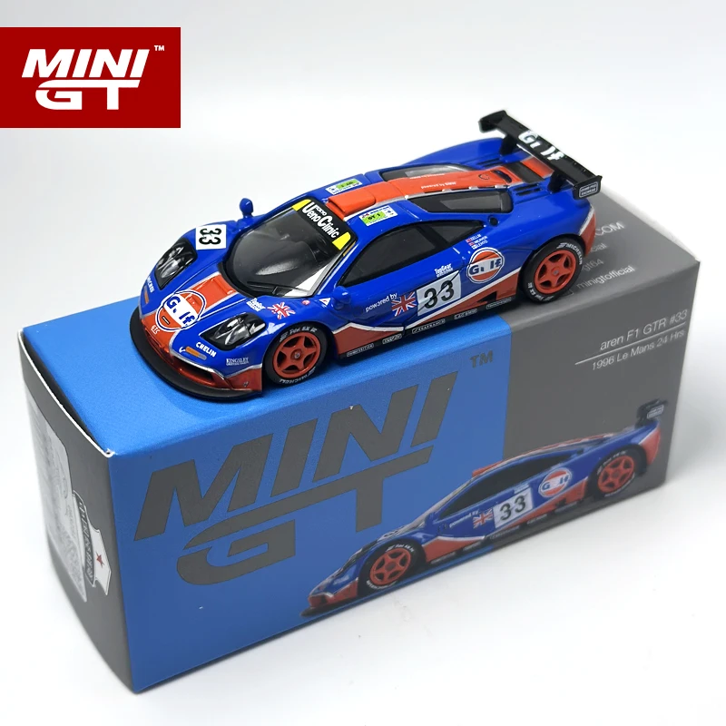 MINIGT 1:64 F1 GTR #33 1996 Le Mans 24Hr GU MGT LF alloy car model 723