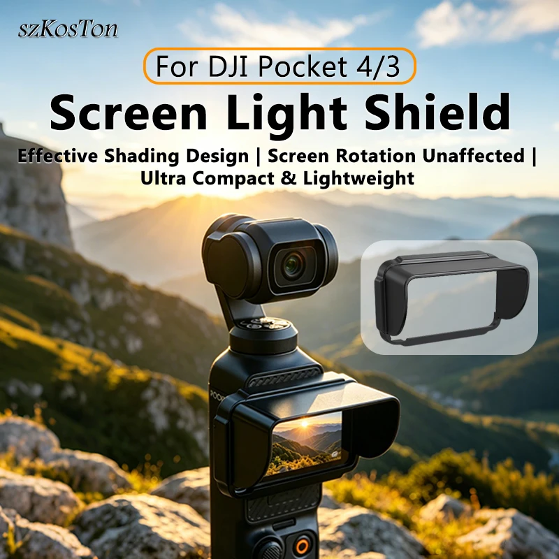 

Sunshade Protective Cover Hood For DJI OSMO Pocket 4 3 Quickly Release Anti-glare Screen Cover for DJI Pocket Camera Accessories