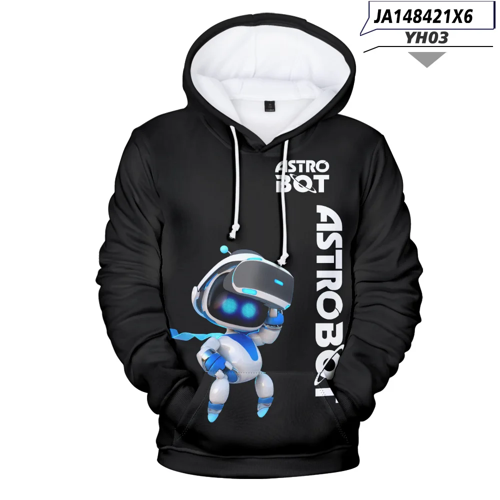 Pop ASTRO BOT Game official-website Printed Hoodie Charlotte Valandrey Graphic Hooded Sweatshirts Fashion Cool Pullovers Hoodies