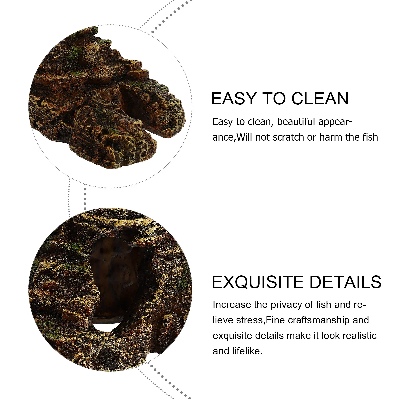 

1Pcs Aquarium Sphinx Statue Lifelike Resin Fish Tank Landscaping Decor Exquisite Terrarium Decoration Aquarium Decoration