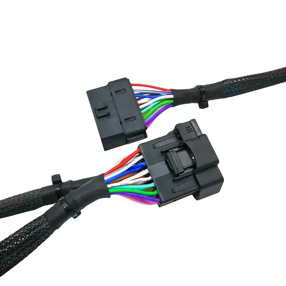 Picture 5: Universal Harness Kit OBD T CABLE with 15 Mounting Brackets