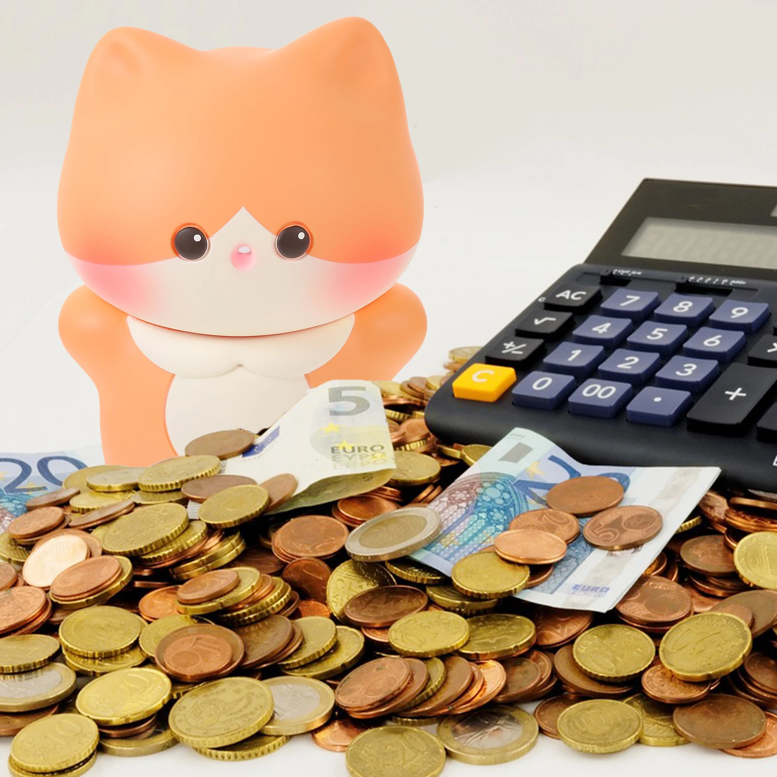 

Small Animal Shaped Cartoon Piggy Bank Vinyl Money Saving Pot Decorative Coin Container Gift Cartoon Piggy Bank