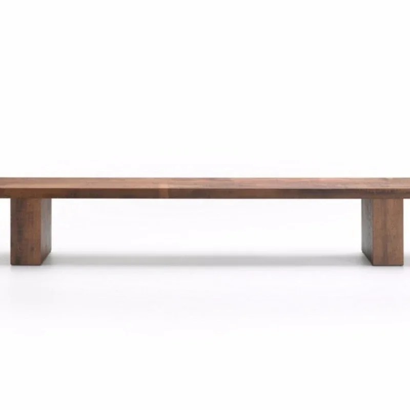 مقعد من الخشب الصلب الاسكندنافي، أثاث شخصي، مقعد تغيير الأحذية المنزلية البسيط والحديث #1