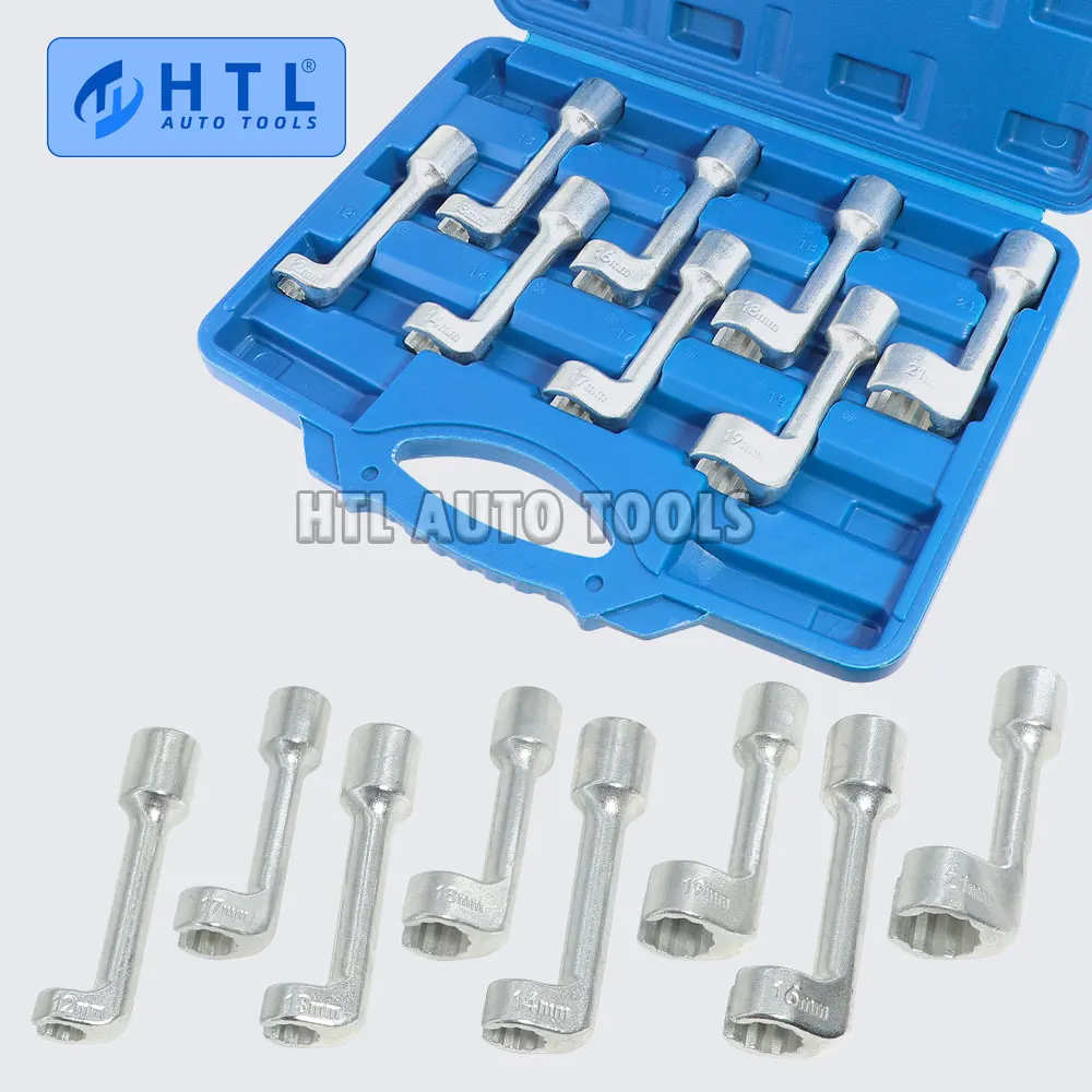 

1/2" Drive L-Type Injection Line Socket Wrench Set 12 13 14 16 17 18 19 21mm
