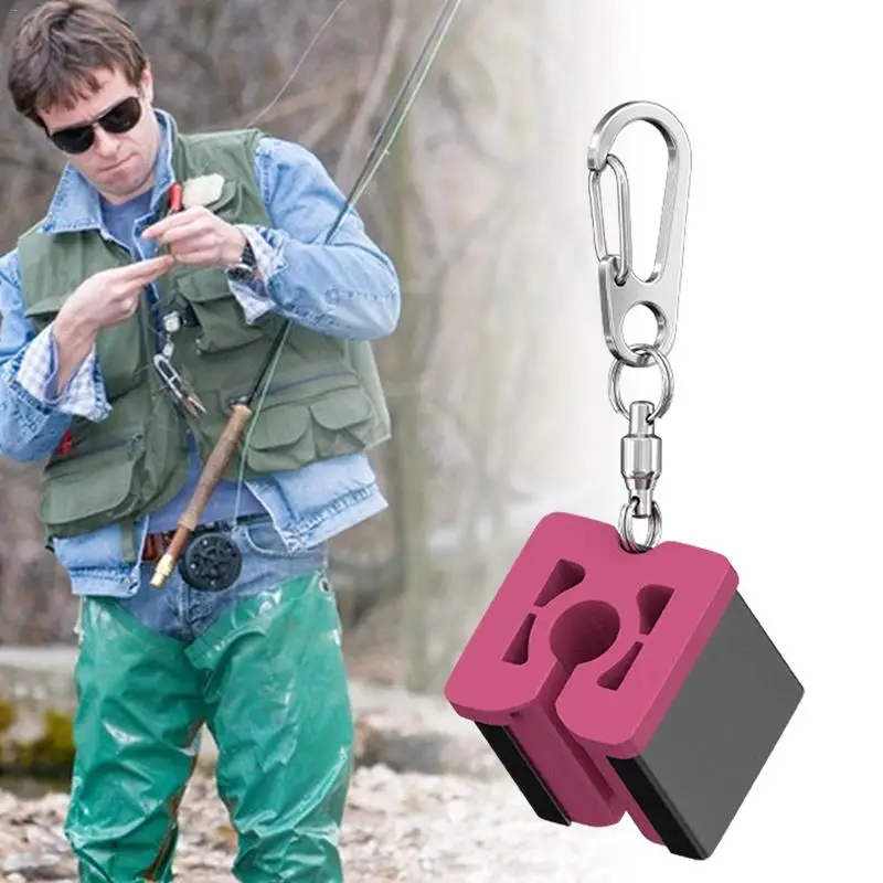 Fishing Rod Clips Wearable Fishing Rod Holder Fishing Rod Rack Belt Clip Hand-Free Rod Holder Rod Assistant Tools