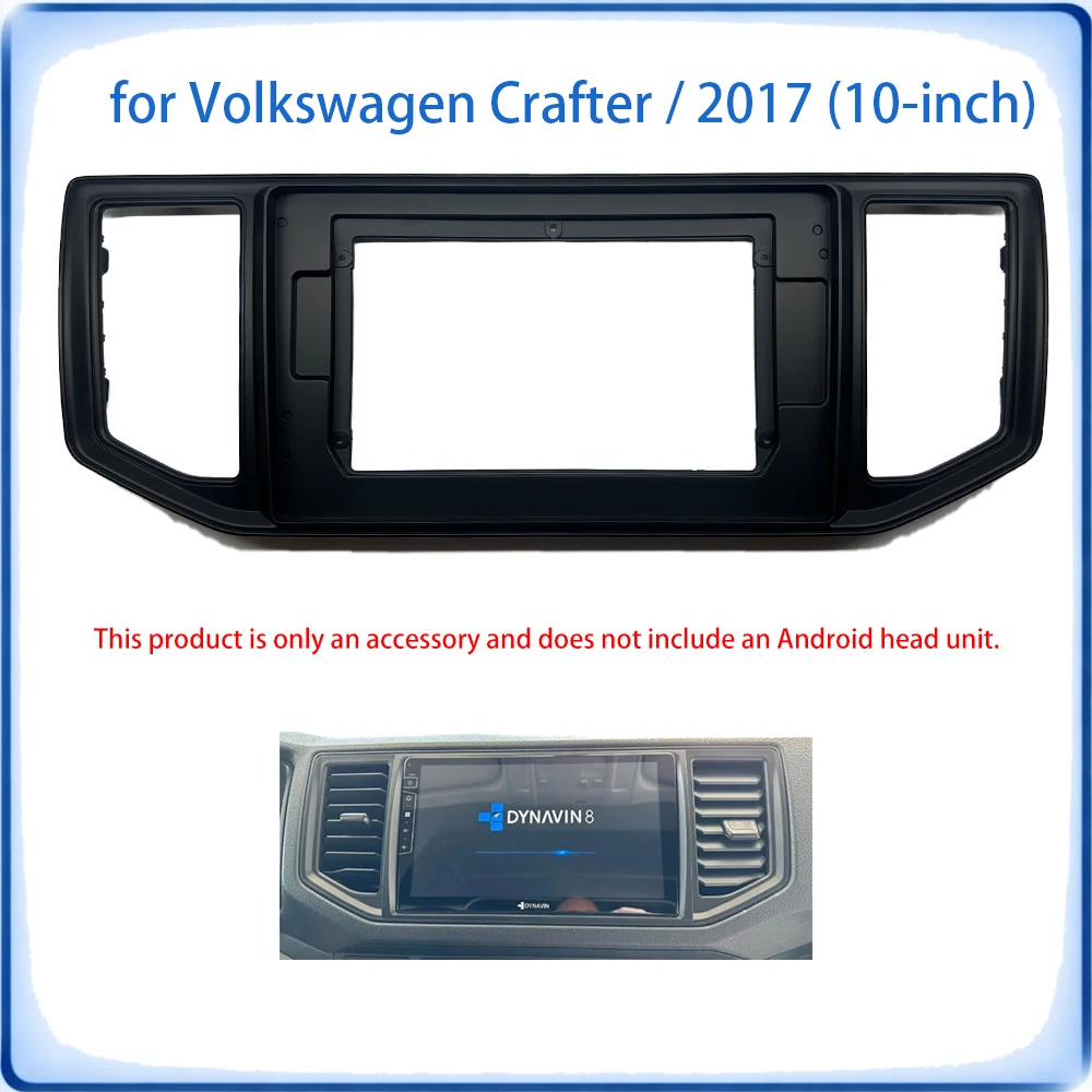 Car Radio Fascia Frame For VW Crafter 2017 10 inch Stereo Panel Canbus Wiring Harness view 2