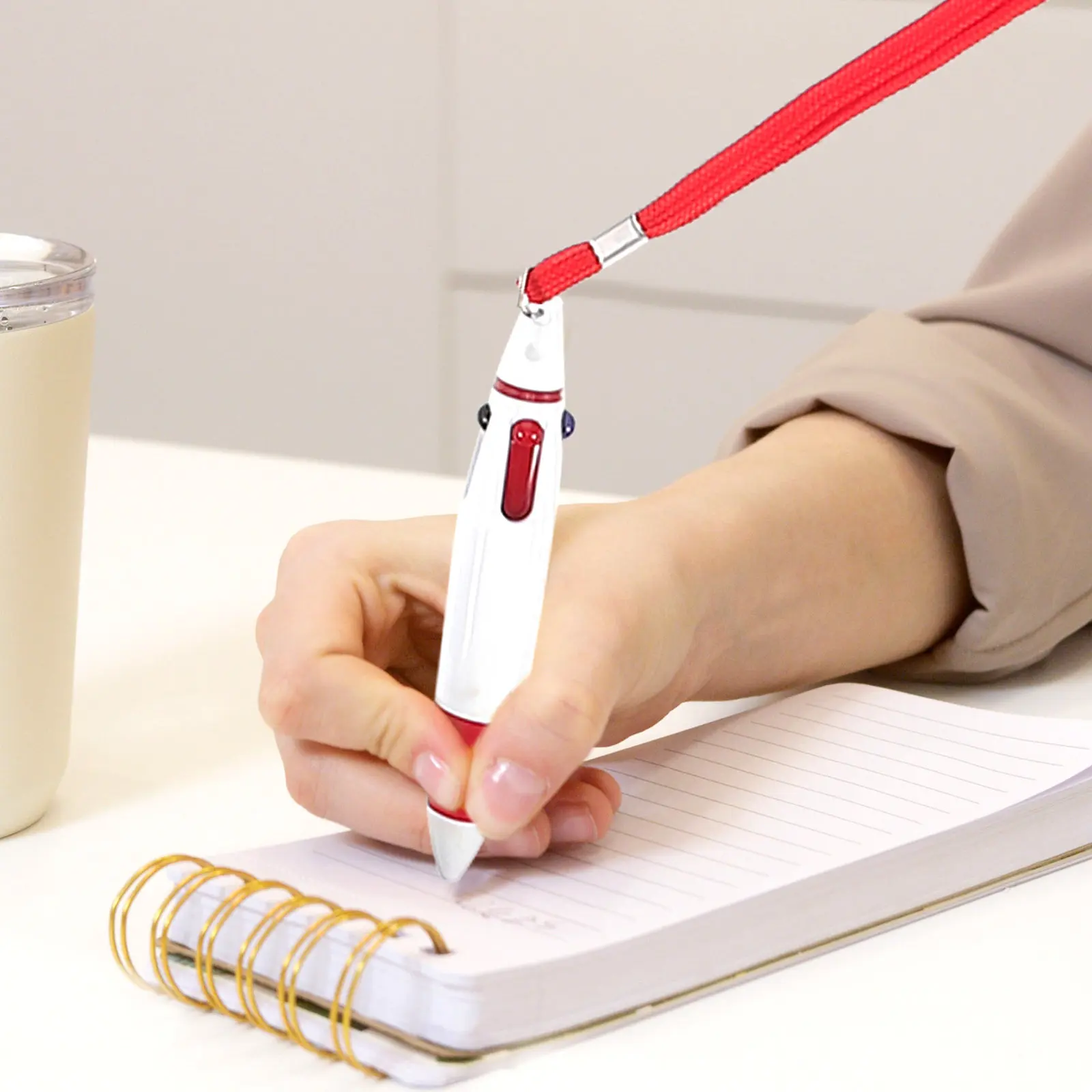 

10Pcs Colorful Retractable Ballpoint Pens Smooth Flow Writing Instrument for Office School Home Organization Use