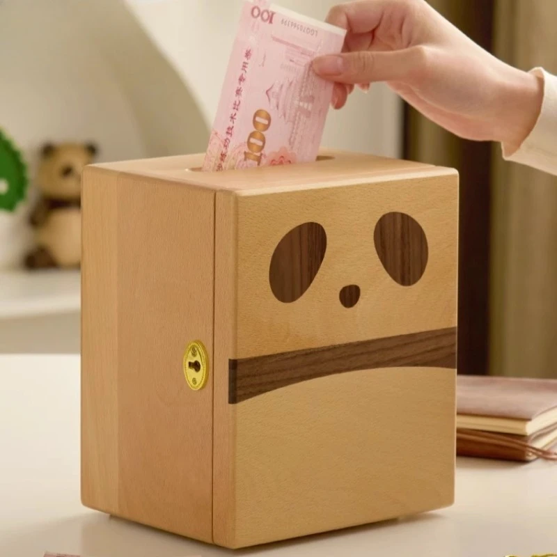 

Money Bank Money Box Piggy Bank Cash Box Panda Children's Practical Creative Decorative Items Have A High Level of Appearance