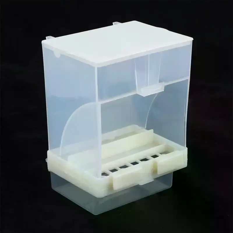 Parrot Food Box, Anti Scattering And Splash Automatic Bird Feeder, Bird Cage Accessories