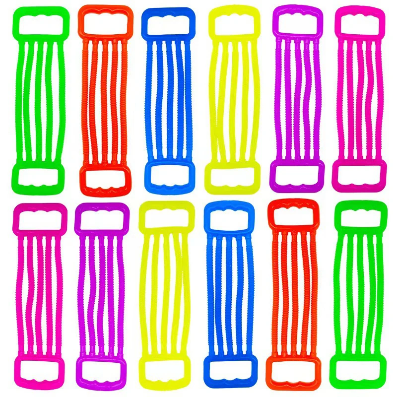 

12PCS Colorful Stretchy Fidget Strings Sensory Toys Relieve Stress Anxiety Gifts Stocking Stuffers for Kids Party Favors