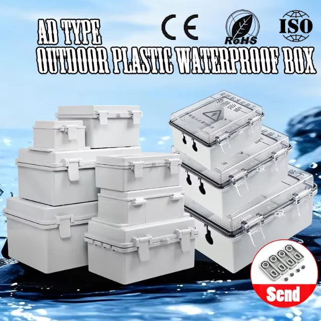 IP66 Outdoor Waterproof Box, ABS Engineering Plastic Base Box, Outdoor ,Monitoring Power Box