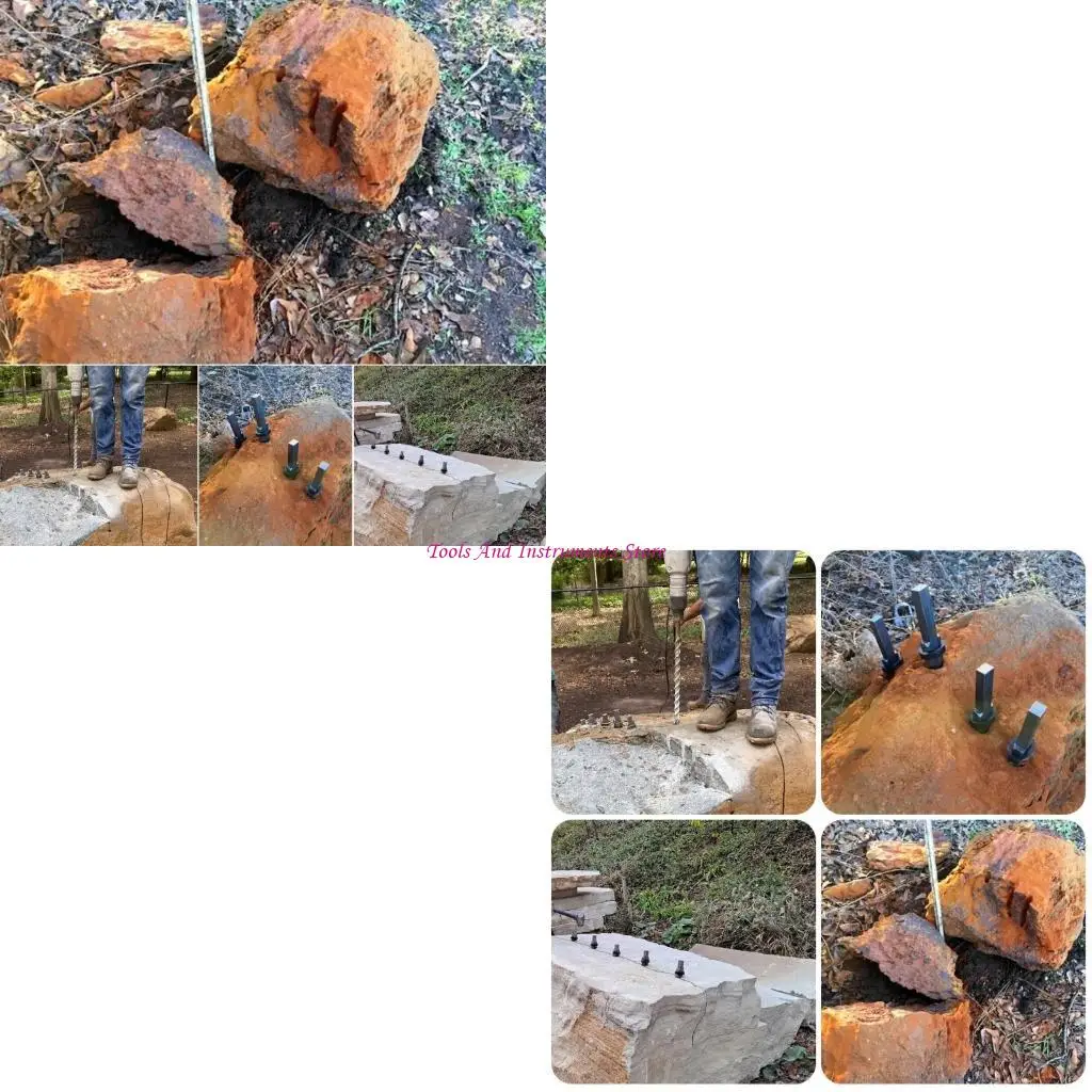 

5 шт для бетонных камней -сплиттеров Сверхмощные клинья и столовые камни C7AC