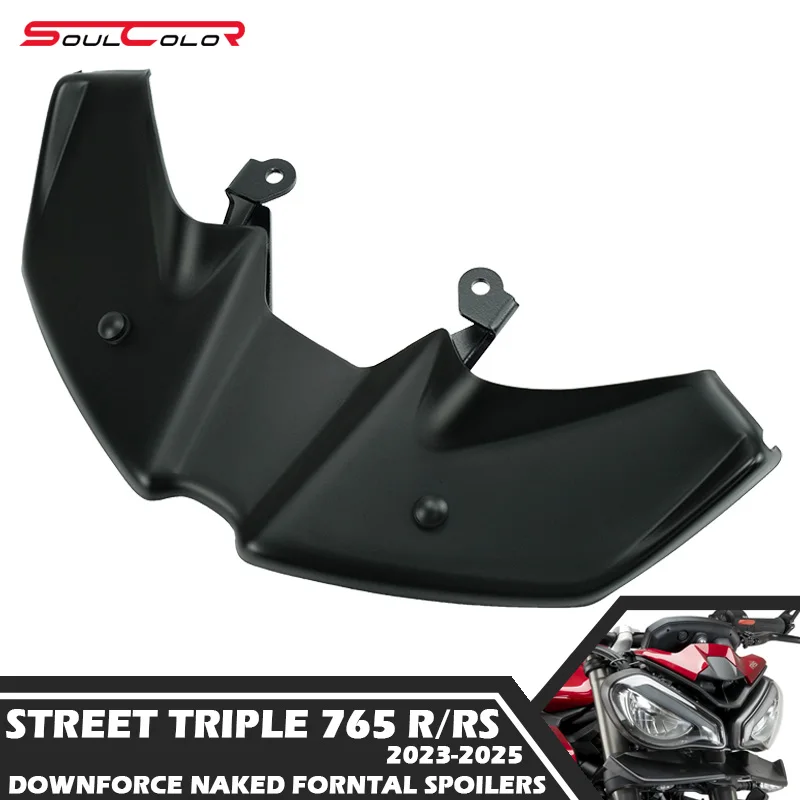 

Для Street Triple 765RS 765 RS 765R 2023 2024 2025 Speed Triple 1200RS 21-25 Прижимная сила Голые передние спойлеры Дефлектор крыла