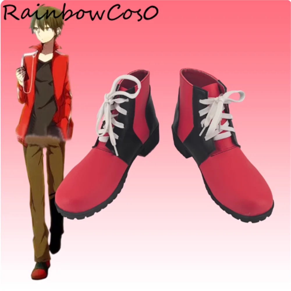 

Kisaragi Shintaro Kagerou Project MekakuCity Акторы Обувь для косплея Сапоги Игра Аниме Вечеринка Хэллоуин RainbowCos0 W5047