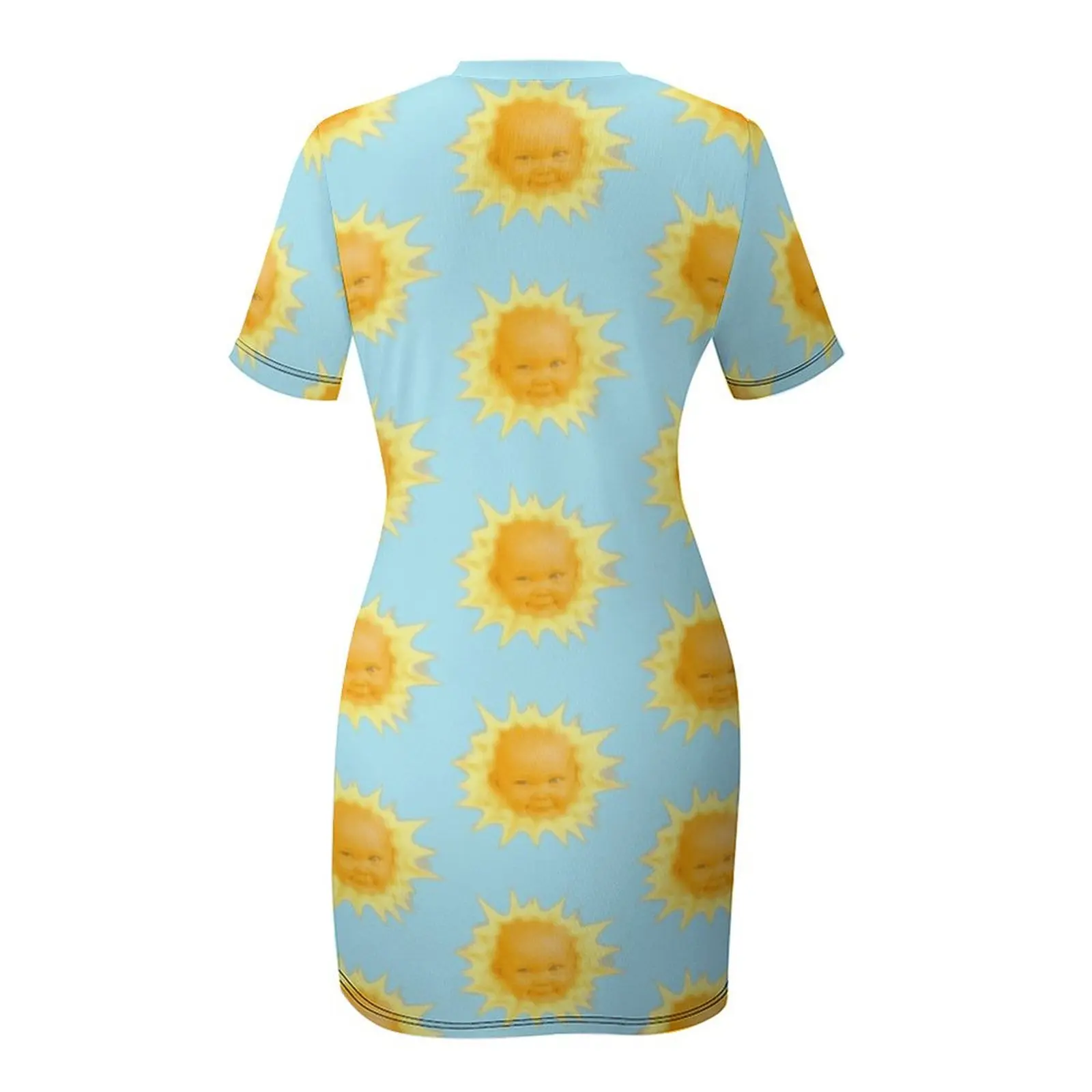 The sun baby Short Sleeved Dress Women's dress elegant and pretty women's dresses Dress image 5
