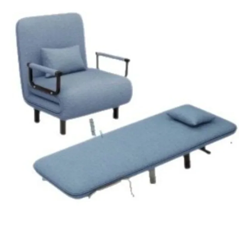 Folding sofa bed dual-purpose folding multi-function, lunch break sofa fabric apartment