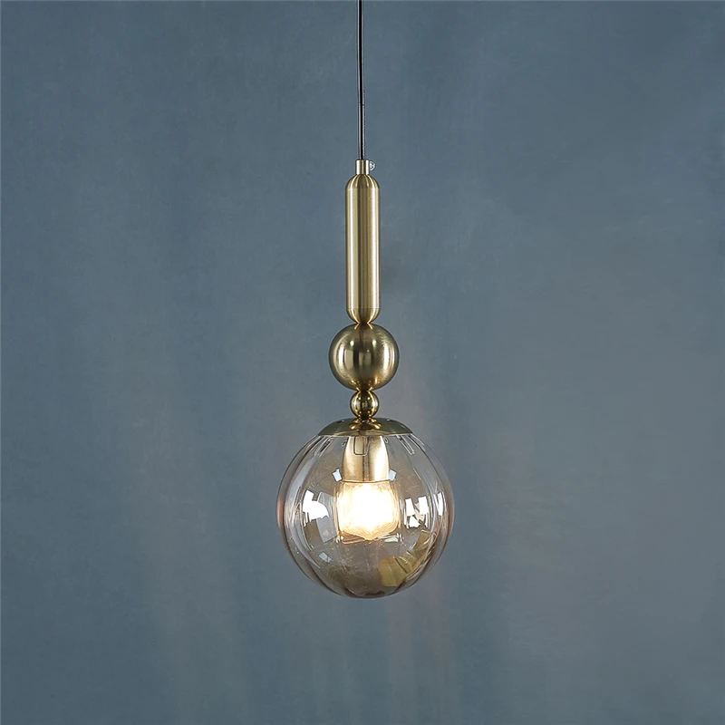 Modern Glass Pendant Lights Le - Hanging Moon Lamp 评论和价格