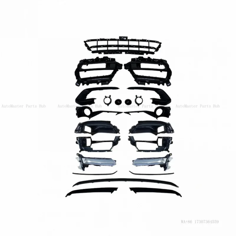 

971 2021-2023 Upgrade Sport Design Front Bumper Car Body Kit and GTS Grille Kit for