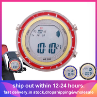 Motorcycle Digital Clock Waterproof Stick-On Motorbike Mount Watch Luminous Dial Clock For Most Motorcycles SUVs Autos Cars