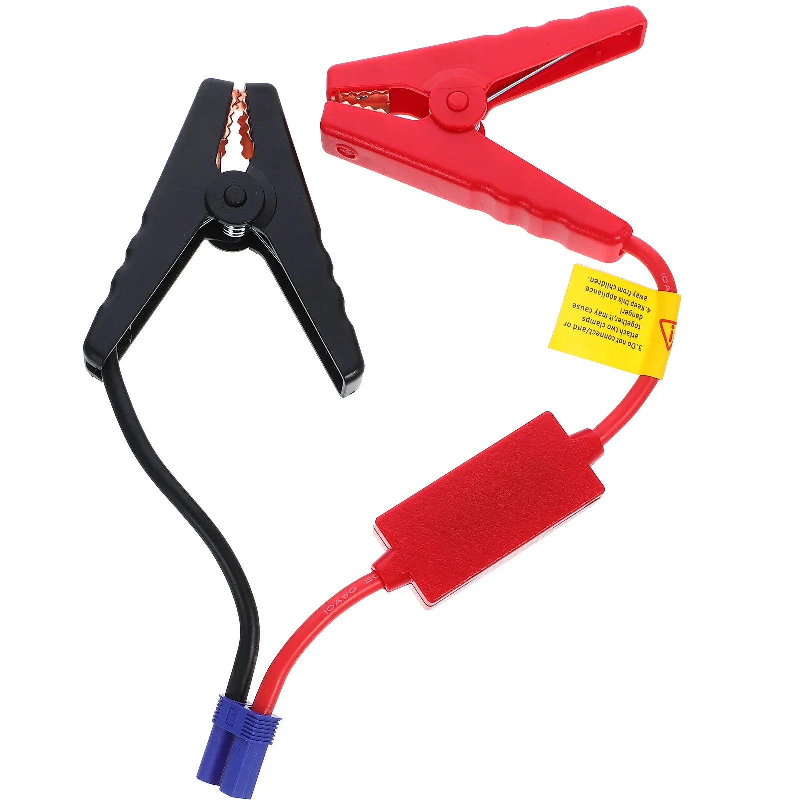 

Car Emergency Starter Clip Silicone Cable Anti Reverse Portable Jump Replacement Clamp Truck Car