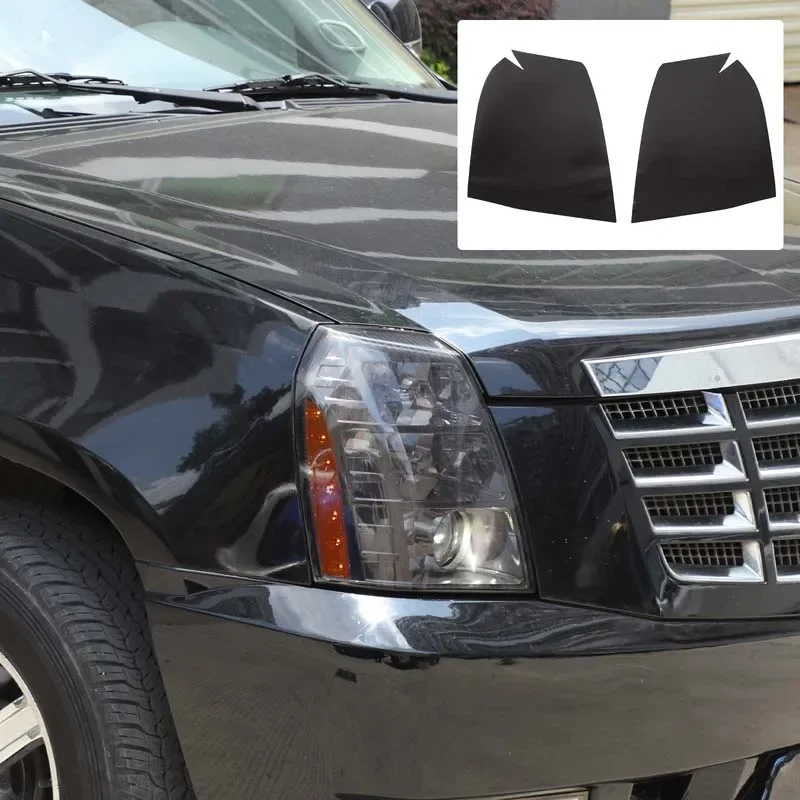 For Cadillac Escalade/GMT900 2007-2014 headlight film Car headlight color change film High-quality TPU Auto parts 2pcs