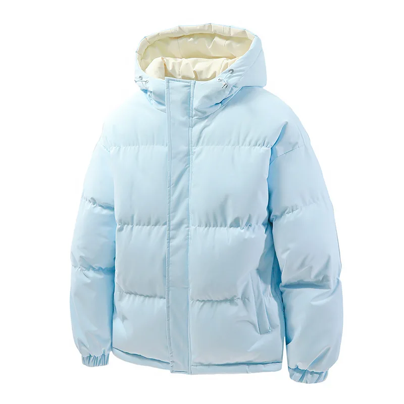 Personalized LOGO custom men's down cotton-padded jacket men's winter new thickened cotton-padded loose  cotton-padded jacket