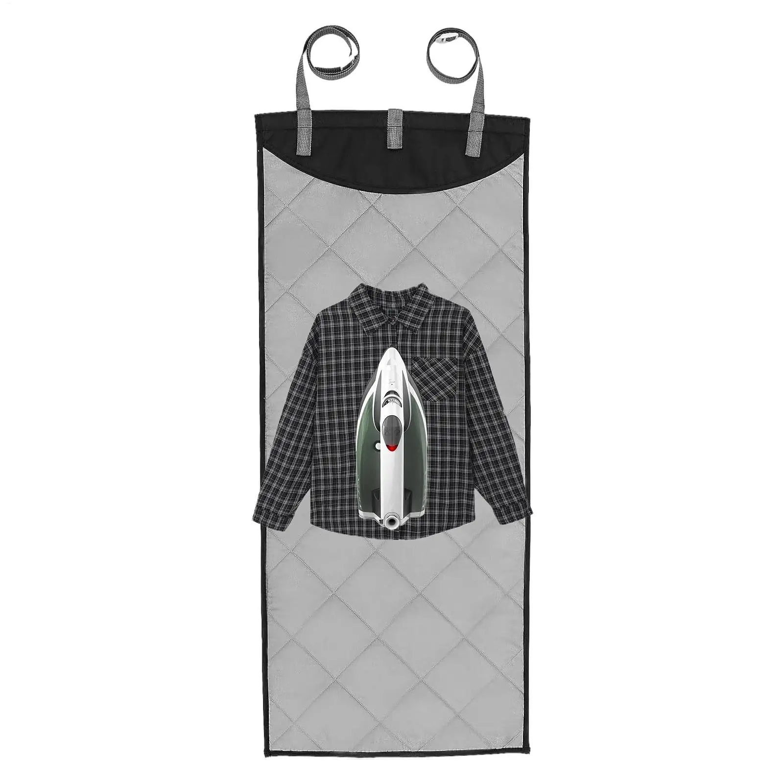 

Door Ironing Board Heat Resistant Ironing Tool Space-Saving Door Mount Garment Steamer Station For Frequent Travelers Apartment