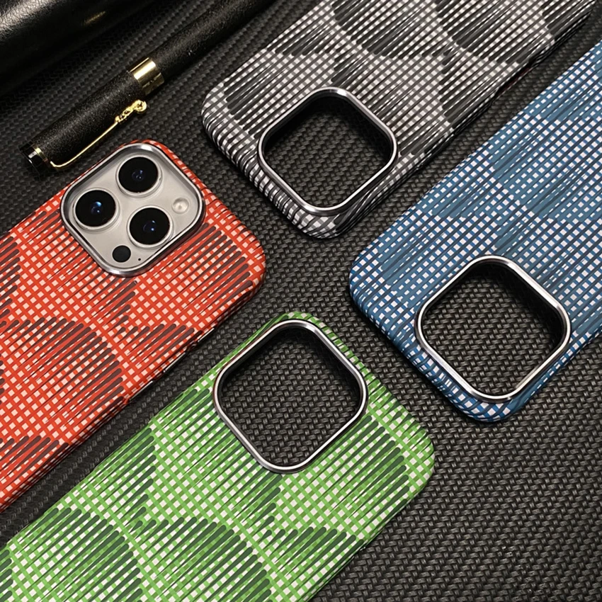 

Magnetic Phone Case For Iphone 17 16 15 14 Pro Max Plus 16Pro Wave Pattern Phone Case Creative 15Promax Cover Personalized Shell