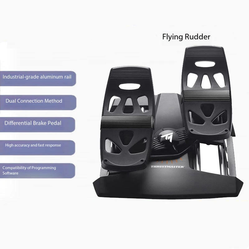 Original TFRP Flight Rudder Pedals Flight SIM T16000M Rudder Pedals Video Game Accessory for Thrustmaster