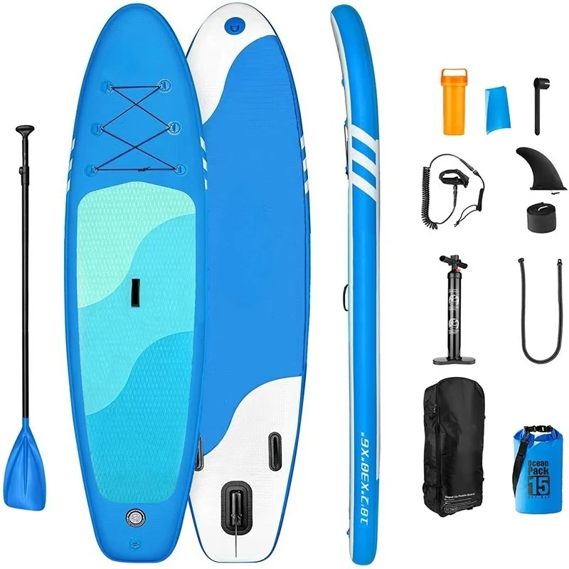 

High Quality Portable Drop Stitch Wakeboard Plastic Sup Surfing Inflatable Stand Up Paddle Board Oem