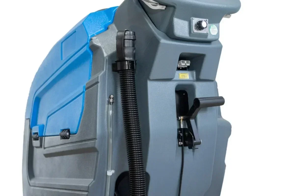 2025X75 Commercial Electric Floor Scrubber Machine Multifunctional Sewer Cleaning Nozzles Push-Hand Mini Walk Scrubber Core Moto