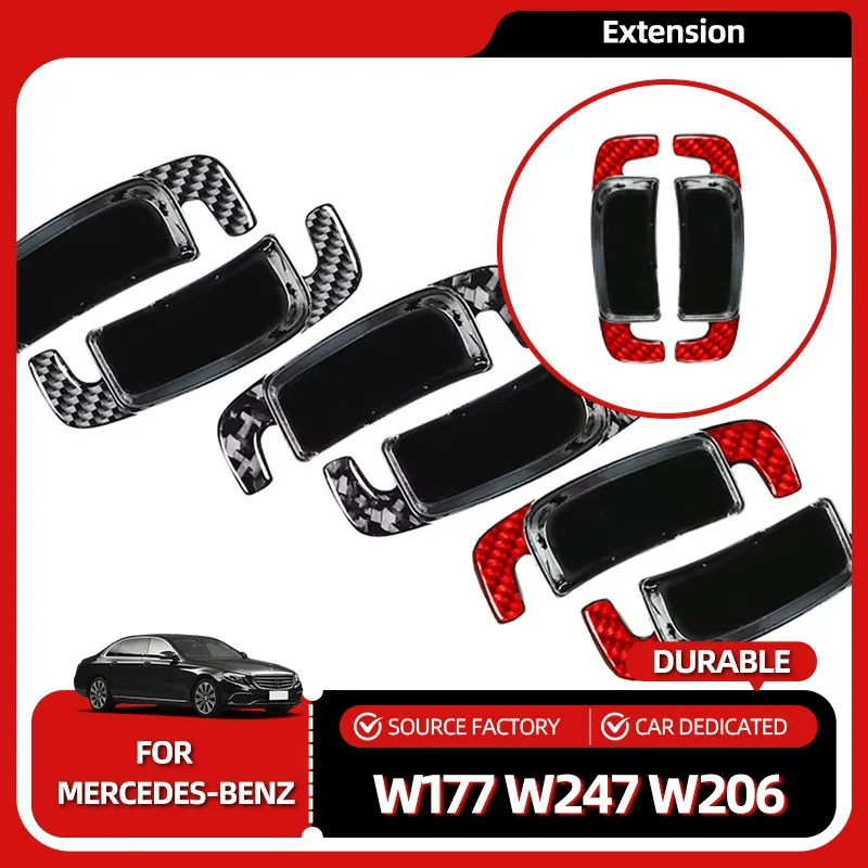 

Door Groove Mat Car Steering Wheel Shift Shifter Paddle Extension For Mercedes Benz A B C E S GLC Class W177 W247 W206 W213 W2