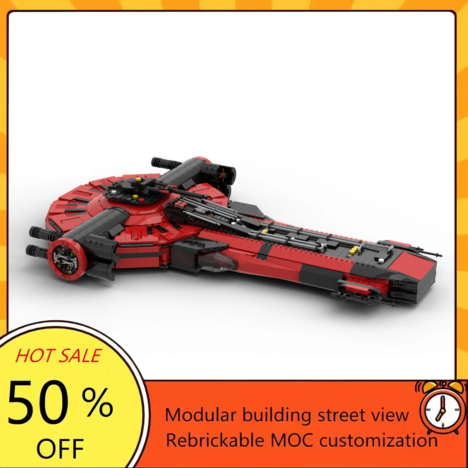 

2374PCS Popular Space War Movie Model MOC Building Bricks Spaceship Modular Technology Gifts Holiday Assemble Children Toy Suit