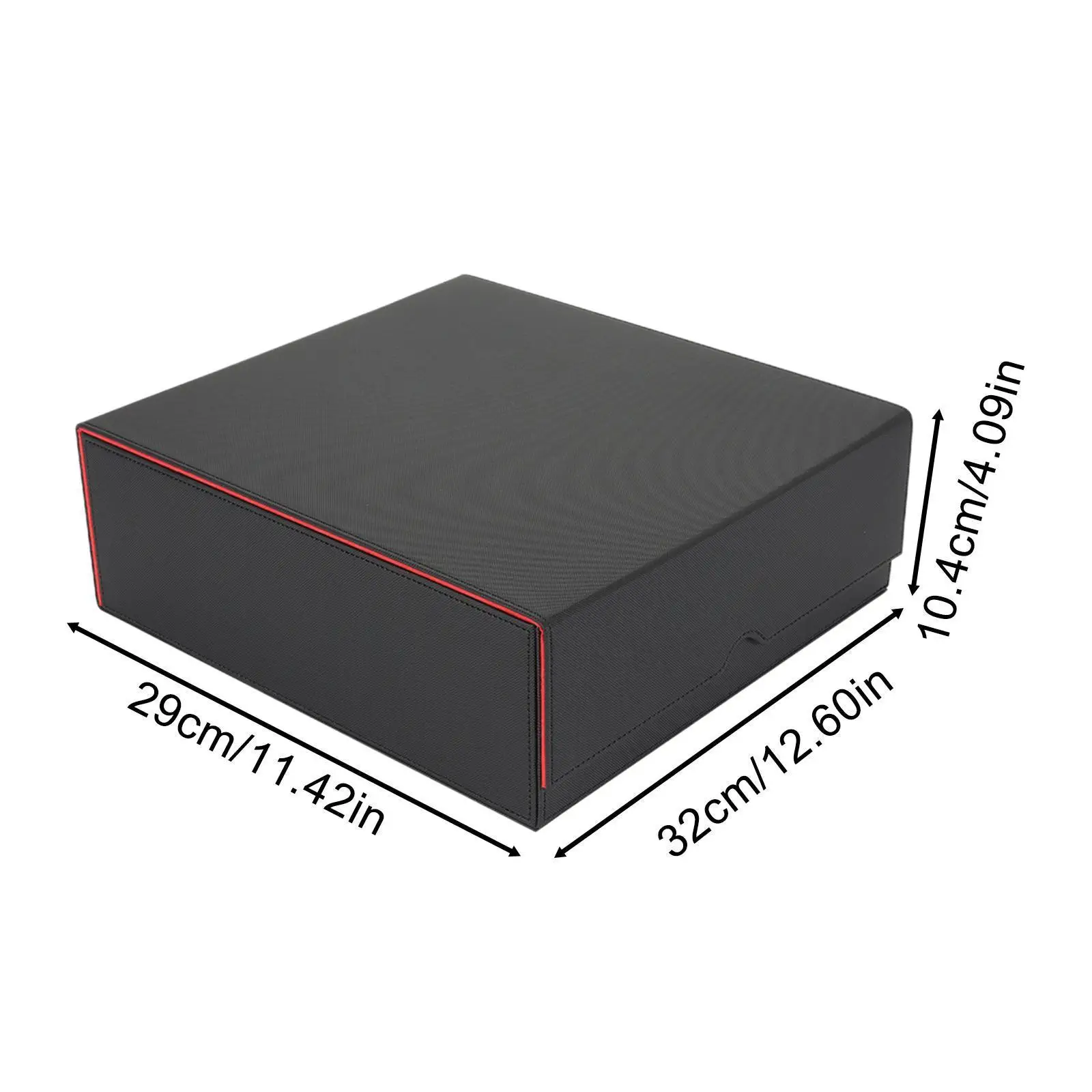 Card Deck Box PU Leather 3000 Cards Capacity Versatile Sleeved Cards Holder