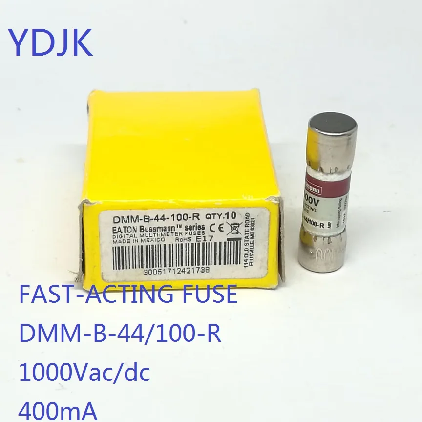 1PCS Fast Acting FUSE DMM-B-44/100-R  1000V 0.44A FOR FLUKE MULTIMETER F15B F17B Dimensions:10*35mm