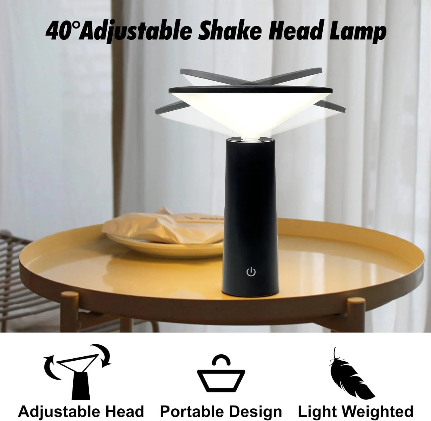 Table Lamps For Living Room for bedroom Remote Control USB Charging Bar Lamp Touch Sensor Lamps creative portable mini dimmable