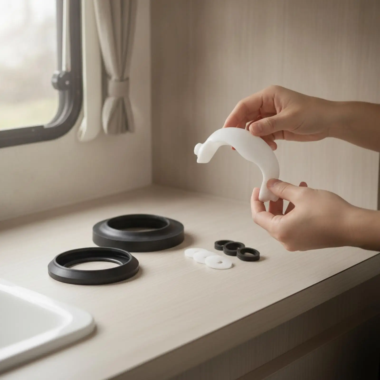 Waste Ball Seal Kit Compatible RV Toilet Seal Replacement Kit Tailored-Fit