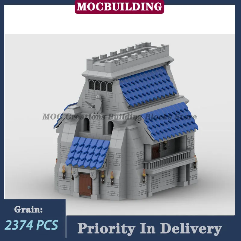 Medievale-Lord House modello MOC Building Block Assembly Castle Architecture Scene Collection regali giocattolo