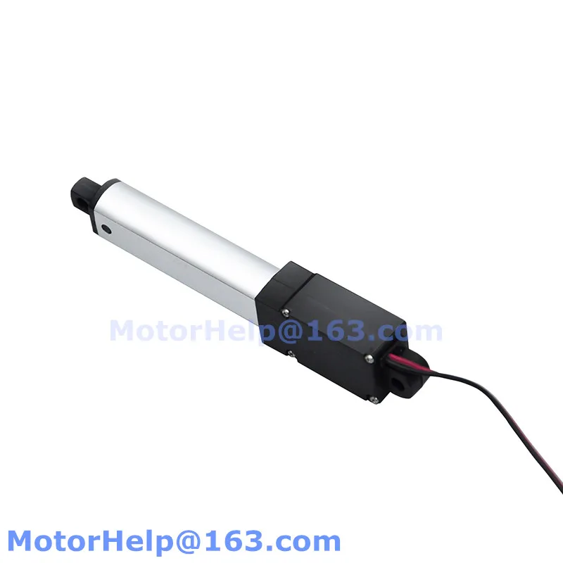 Atuador Linear Micro Atuador Motor, Curso Personalizado para Aplicação de Automação Robótica, 6V, 12V, 24V, 17.5mm, 25mm, 75mm, 150mm